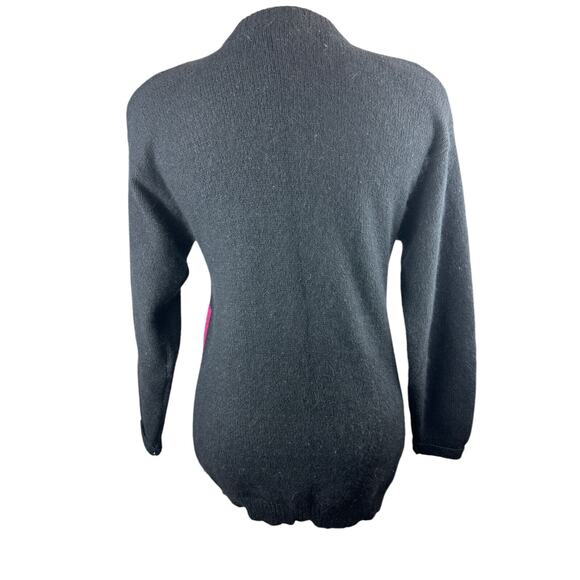 Vtg Retro I.B. Diffusion Artsy Embellished Jeweled Geometric Sweater Size Small - Picture 9 of 12